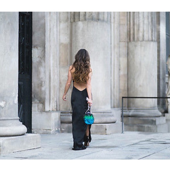 NWT Zara Black Lace Inset Camisole Maxi Dr… - Picture 5 of 8